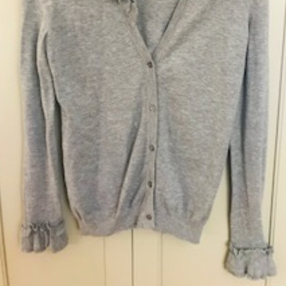 Valentino Long Ruffled Sleeves Cardign - Picture 3 of 9